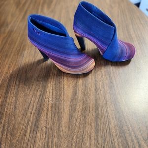 United Nude multi color heels, size 36. 3.75 inch heel.